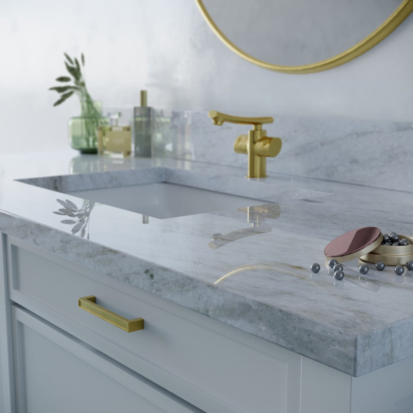 49 inch Marble Vanity Top with sink