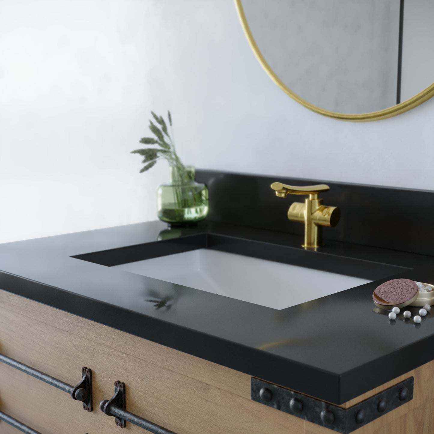 49 inch Quartz Vanity Top with sink