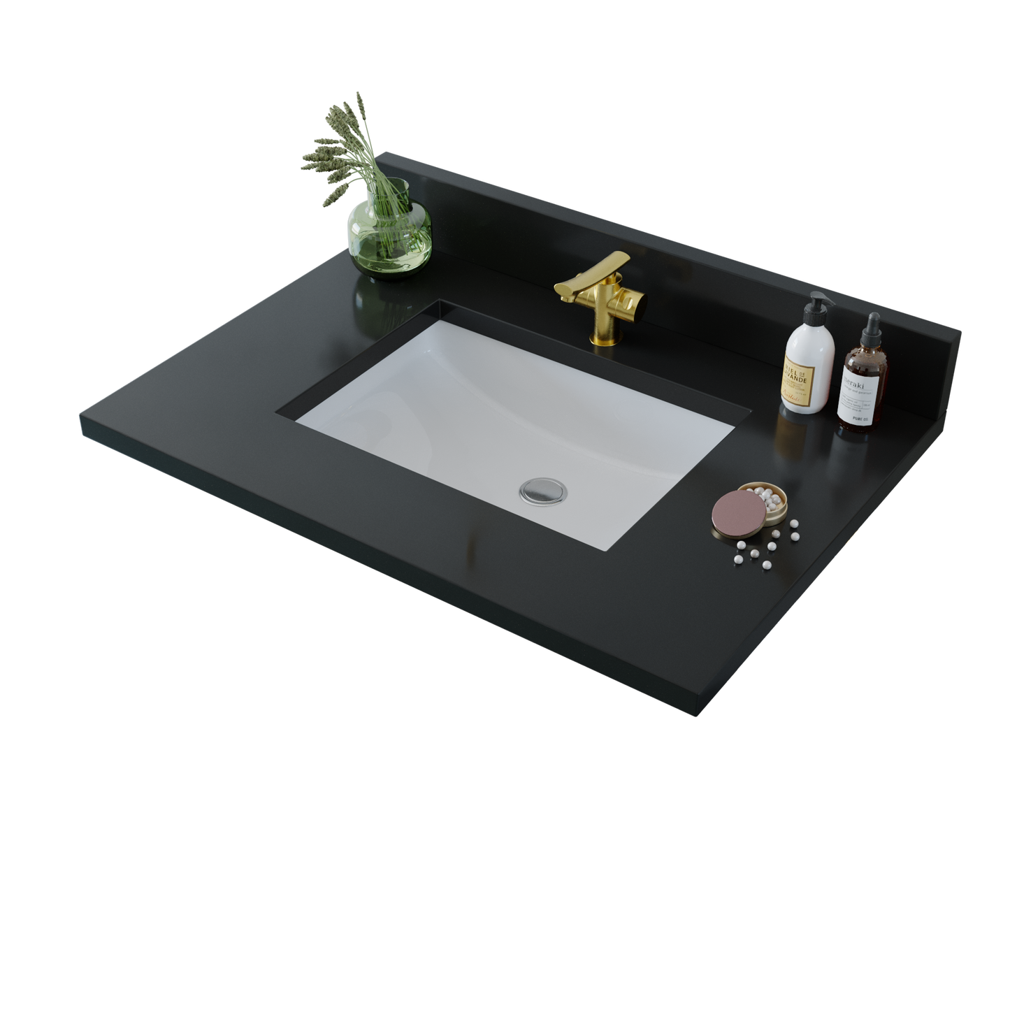31 inch Quartz Vanity Top with sink
