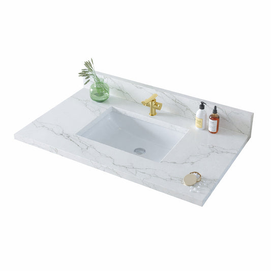 31 inch Quartz Vanity Top with sink