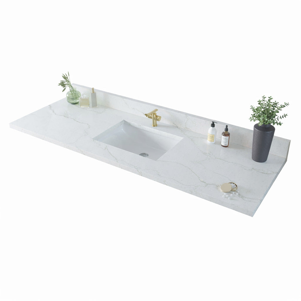 49 inch Quartz Vanity Top with sink