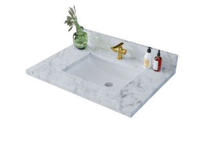 25 inch Marble Vanity Top with sink