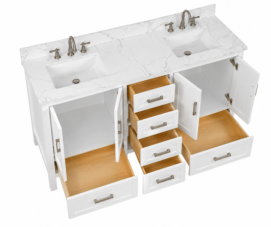 Sterling 72" Bathroom Vanity with Quartz Top