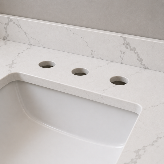 Sterling 72" Bathroom Vanity with Quartz Top