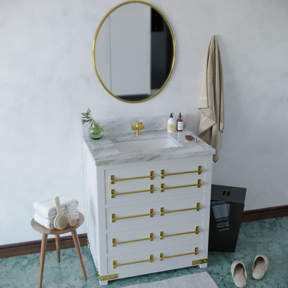 31 inch Marble Vanity Top with sink