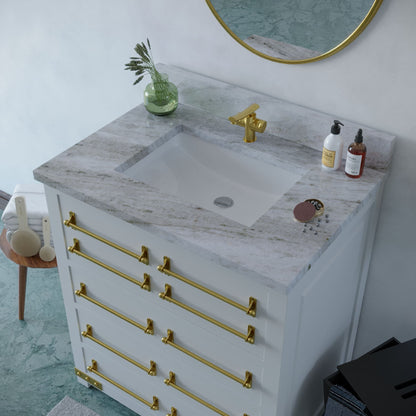 25 inch Marble Vanity Top with sink