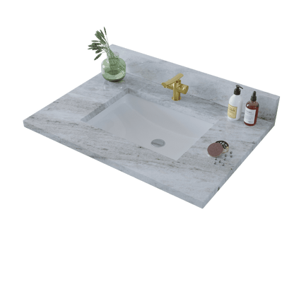 25 inch Marble Vanity Top with sink