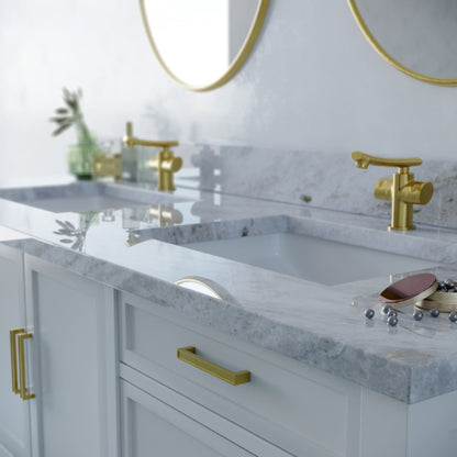 61 inch Double Marble Vanity Top with sink