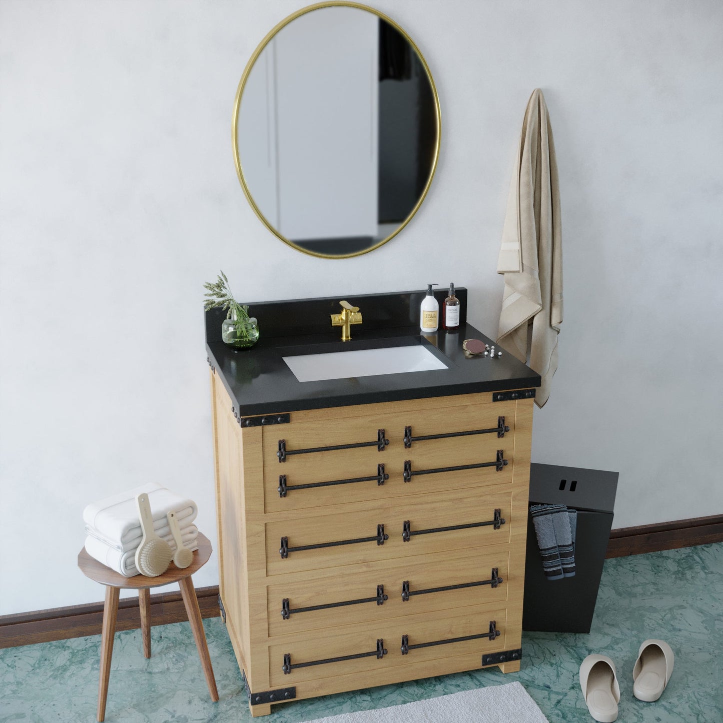 37 inch Quartz Vanity Top with sink