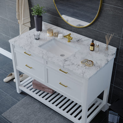 49 inch Marble Vanity Top with sink