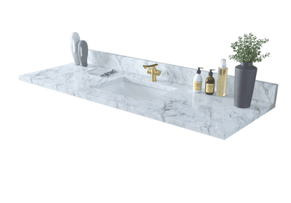 61 inch Single Marble Vanity Top with sink