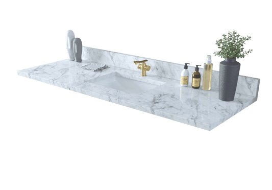 61 inch Single Marble Vanity Top with sink