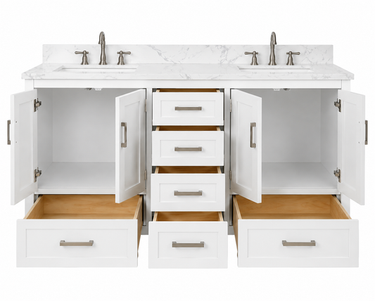 Sterling 72" Bathroom Vanity with Quartz Top
